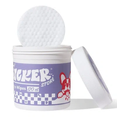 The Licker Store Dog Eye And Tear Stain Hypoallergenic Wipes With Extracts Of Chamomile And Oat Kernel (120 Count)