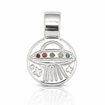 The Lila Lobster Women's Ufo Charm Silver