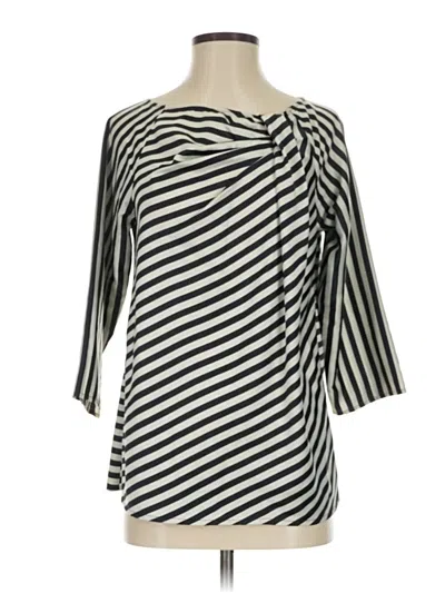 Pre-owned The Limited 3/4 Sleeve Blouse In Black