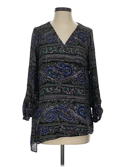 Pre-owned The Limited 3/4 Sleeve Blouse In Black