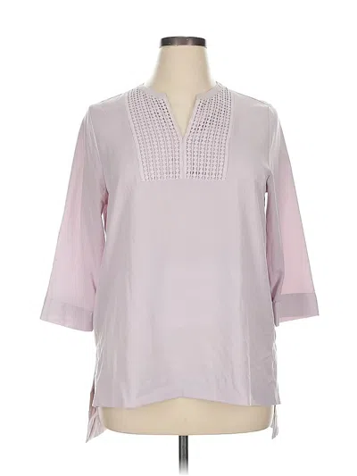 Pre-owned The Limited 3/4 Sleeve Blouse In Pink