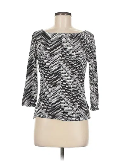 Pre-owned The Limited 3/4 Sleeve T-shirt In Silver