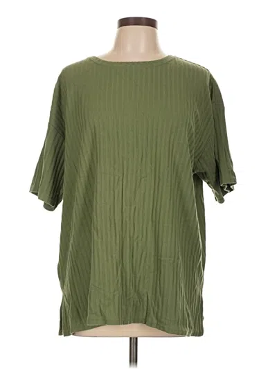 Pre-owned The Limited 3/4 Sleeve T-shirt In Green