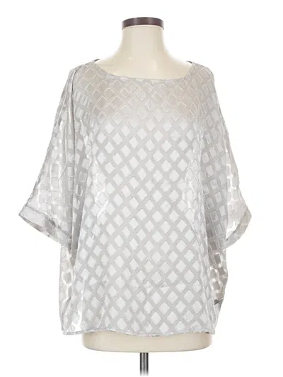 Pre-owned The Limited 3/4 Sleeve T-shirt In Silver