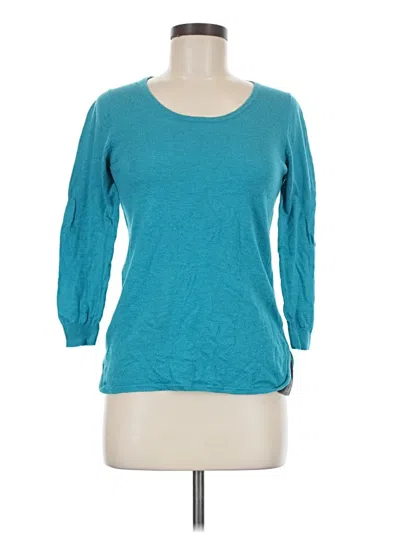 Pre-owned The Limited 3/4 Sleeve T-shirt In Teal