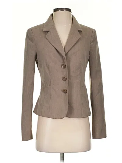 Pre-owned The Limited Black Collection Blazer Jacket In Brown