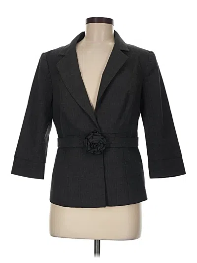 Pre-owned The Limited Black Collection Blazer Jacket In Gray
