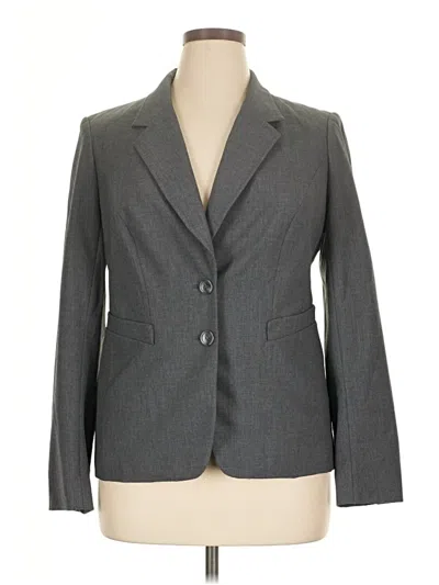 Pre-owned The Limited Black Collection Blazer Jacket In Gray
