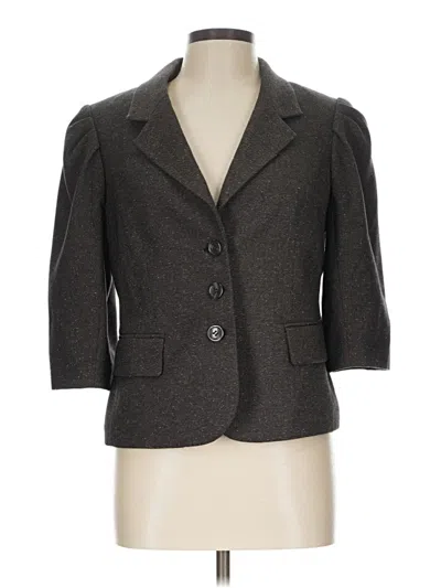 Pre-owned The Limited Black Collection Blazer Jacket In Gray