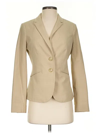 Pre-owned The Limited Black Collection Blazer Jacket In Tan