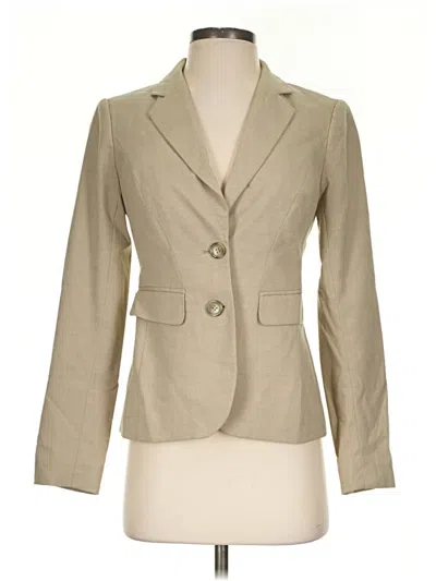 Pre-owned The Limited Black Collection Blazer Jacket In Tan