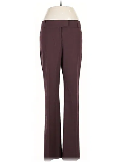 Pre-owned The Limited Black Collection Dress Pants In Burgundy
