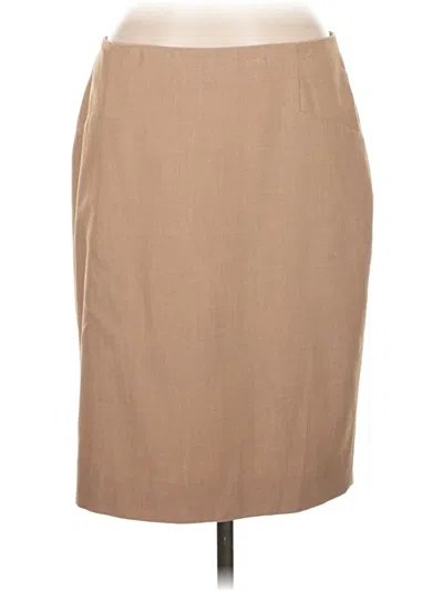 Pre-owned The Limited Black Collection Formal Skirt In Brown