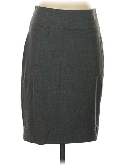 Pre-owned The Limited Black Collection Formal Skirt In Gray