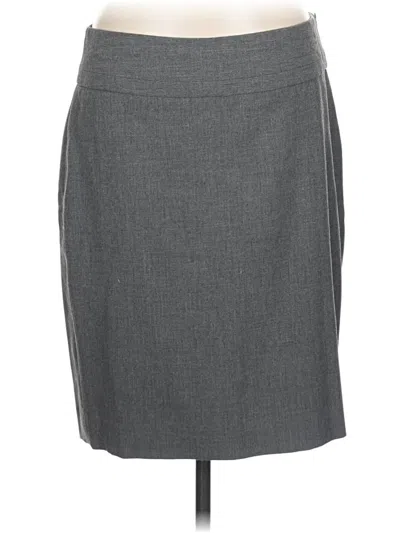 Pre-owned The Limited Black Collection Formal Skirt In Gray