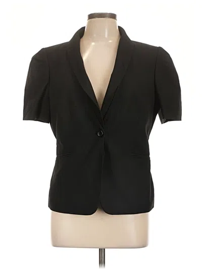 Pre-owned The Limited Black Collection Short Sleeve Blouse In Black