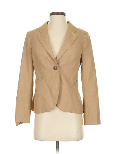 Pre-owned The Limited Blazer Jacket In Brown