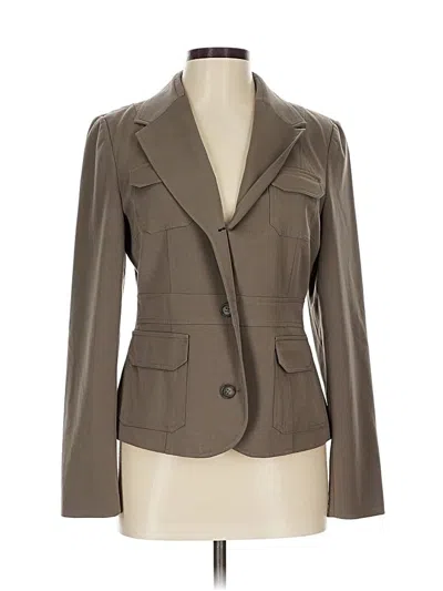 Pre-owned The Limited Blazer Jacket In Brown