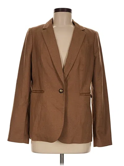 Pre-owned The Limited Blazer Jacket In Brown