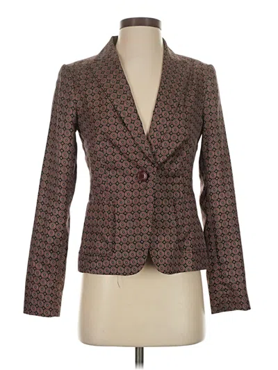 Pre-owned The Limited Blazer Jacket In Brown