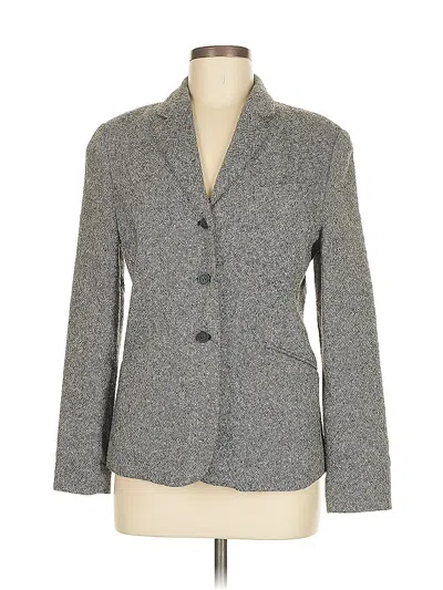 Pre-owned The Limited Blazer Jacket In Gray