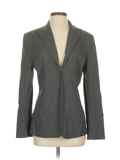 Pre-owned The Limited Blazer Jacket In Gray