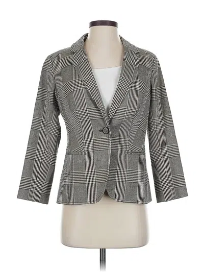 Pre-owned The Limited Blazer Jacket In Gray