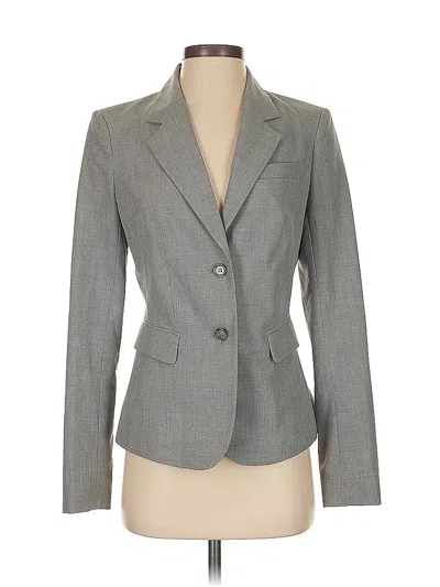 Pre-owned The Limited Blazer Jacket In Gray