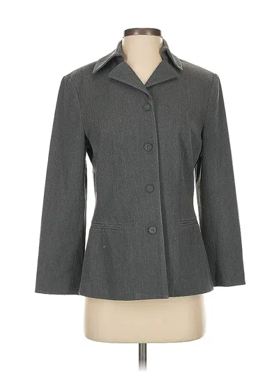Pre-owned The Limited Blazer Jacket In Gray