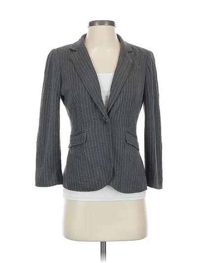 Pre-owned The Limited Blazer Jacket In Gray