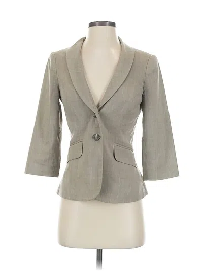 Pre-owned The Limited Blazer Jacket In Gray