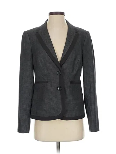Pre-owned The Limited Blazer Jacket In Gray