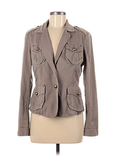 Pre-owned The Limited Blazer Jacket In Gray