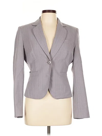 Pre-owned The Limited Blazer Jacket In Gray