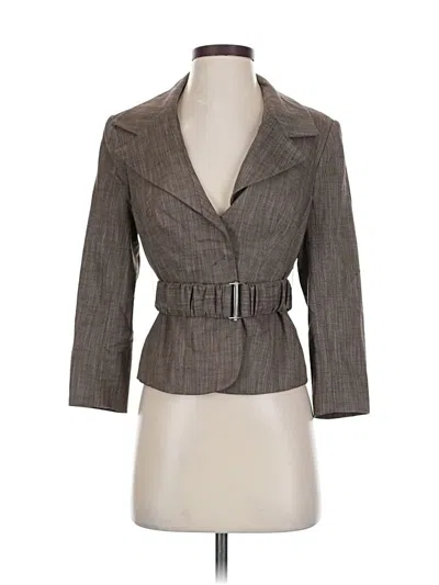 Pre-owned The Limited Blazer Jacket In Gray