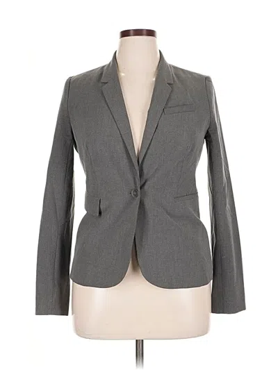 Pre-owned The Limited Blazer Jacket In Gray