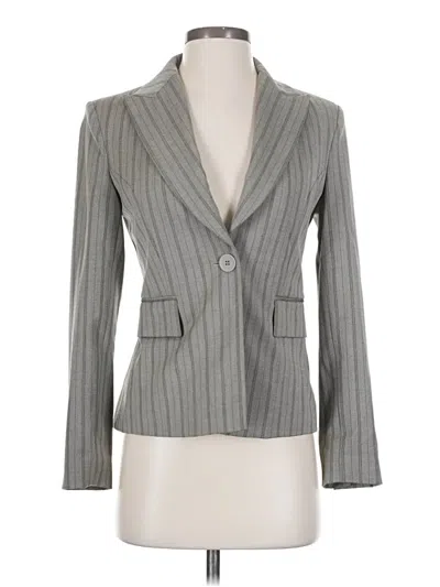 Pre-owned The Limited Blazer Jacket In Gray