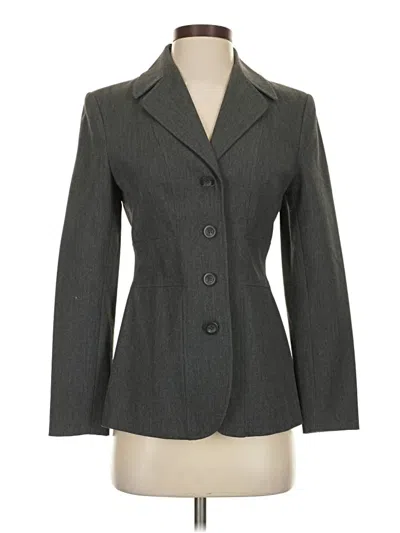 Pre-owned The Limited Blazer Jacket In Gray