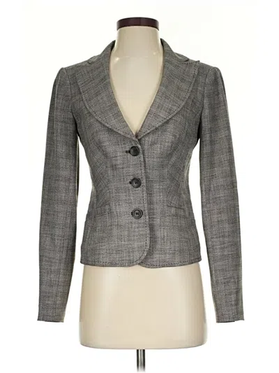 Pre-owned The Limited Blazer Jacket In Gray
