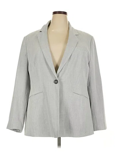 Pre-owned The Limited Blazer Jacket In Gray
