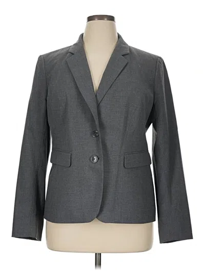 Pre-owned The Limited Blazer Jacket In Gray