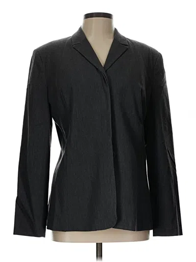Pre-owned The Limited Blazer Jacket In Gray