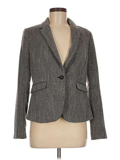 Pre-owned The Limited Blazer Jacket In Gray