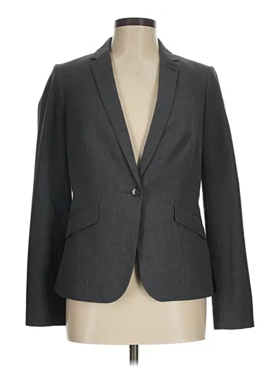 Pre-owned The Limited Blazer Jacket In Gray
