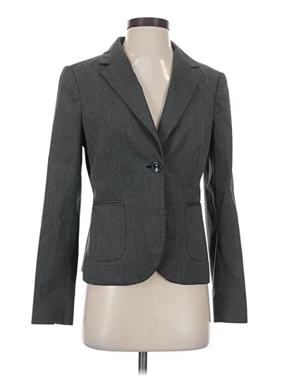Pre-owned The Limited Blazer Jacket In Gray