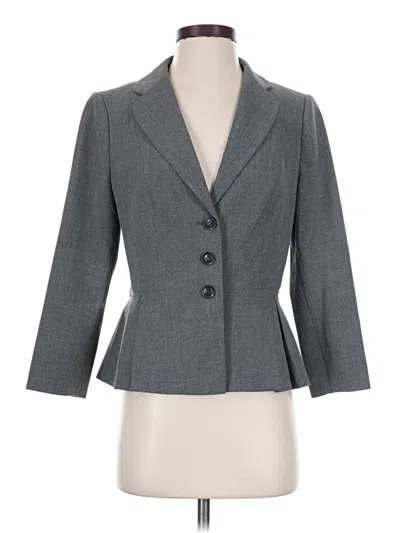 Pre-owned The Limited Blazer Jacket In Gray