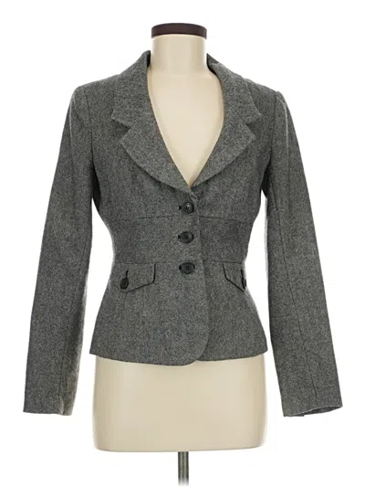 Pre-owned The Limited Blazer Jacket In Gray