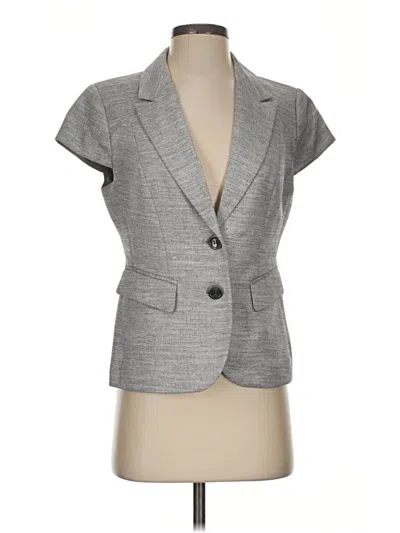 Pre-owned The Limited Blazer Jacket In Gray