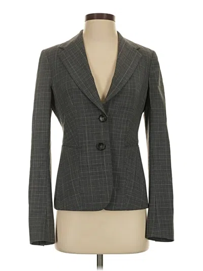 Pre-owned The Limited Blazer Jacket In Gray