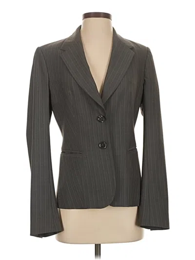Pre-owned The Limited Blazer Jacket In Gray